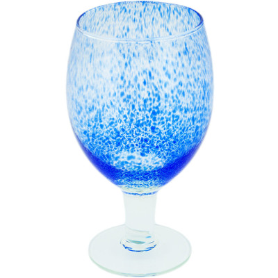 Glass Glass 15 oz Frosty Blue
