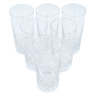Glass Glass set of 6 6&quot; Crystal Jewel