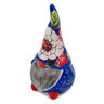Polish Pottery Gnome Figurine 3&quot; Blossoming Petals UNIKAT