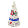 Polish Pottery Gnome Figurine 3&quot; Cardinal&#039;s Home UNIKAT