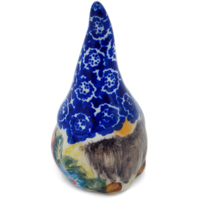 Polish Pottery Gnome Figurine 3&quot; UNIKAT