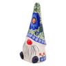 Polish Pottery Gnome Figurine 7&quot; Brilliant Butterfly Popp UNIKAT