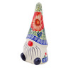 Polish Pottery Gnome Figurine 7&quot; Happiness UNIKAT