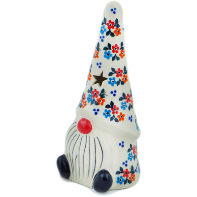 Polish Pottery Gnome Figurine 7&quot; Sweet Clusters UNIKAT