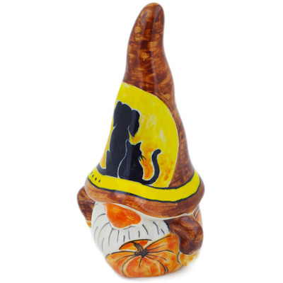 Polish Pottery Gnome Figurine 8&quot; UNIKAT