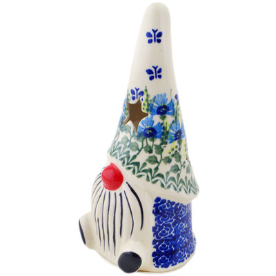 Polish Pottery Gnome Luminary Open Fields