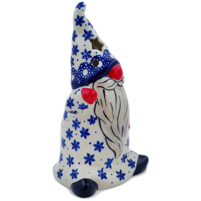 Polish Pottery Gnome Snowflake Melody UNIKAT