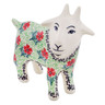 Polish Pottery Goat Figurine 6&quot; Maraschino