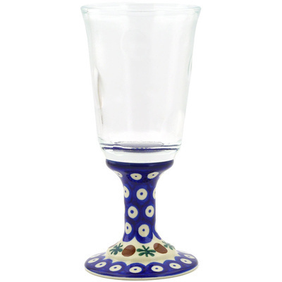 Polish Pottery Goblet 10 oz