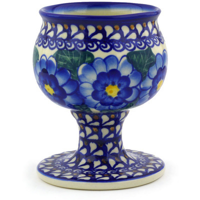 Polish Pottery Goblet 12 oz UNIKAT