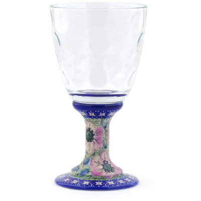 Polish Pottery Goblet 13 oz UNIKAT