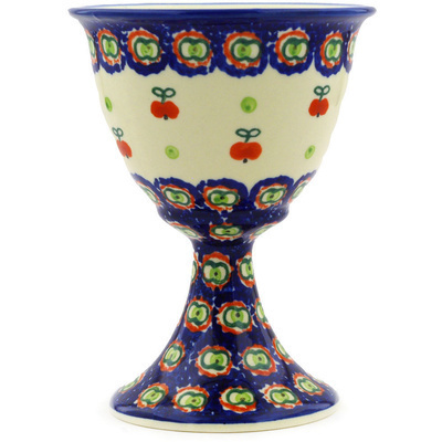 Polish Pottery Goblet 8 oz