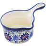 Polish Pottery Gravy Boat 10 oz Blue Summer Garden