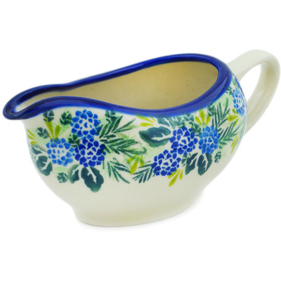 Polish Pottery Gravy Boat 17 oz Thistle