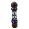 Polish Pottery Grinder 8&quot; Peacock