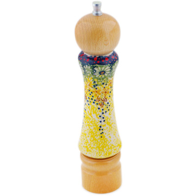 Polish Pottery Grinder 8&quot; Sunshine Grotto UNIKAT