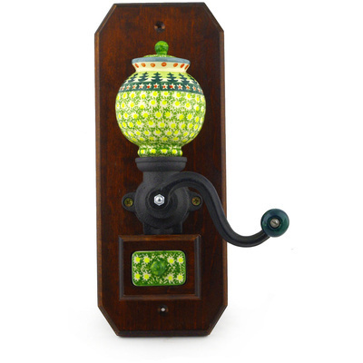 Polish Pottery Hanging Coffee Grinder 14"
