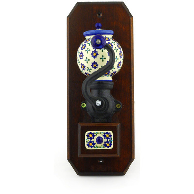Polish Pottery Hanging Coffee Grinder 14"