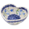 Polish Pottery Heart Shaped Bowl 4" Sweet Dreams