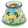 Polish Pottery Heater 4&quot; Birds In The Sunset UNIKAT