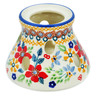 Polish Pottery Heater 4&quot; Summer Bouquet UNIKAT
