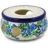 Polish Pottery Heater 4&quot; Wildflower Wreath