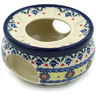 Polish Pottery Heater 6&quot; Hearts Around Hearts
