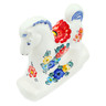 faience Horse Figurine 5&quot; Little Flower Patch