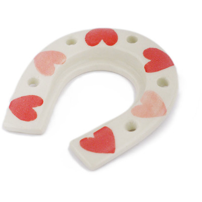 Polish Pottery Horse Ornament 0&quot;