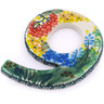 Polish Pottery House Number NINE (9) 4-inch Garden Delight UNIKAT