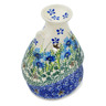 Polish Pottery House Shaped Candle Holder 5&quot; Fresh Flora