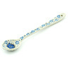 Polish Pottery Iced Tea Spoon Flowing Blues