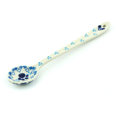 Polish Pottery Iced Tea Spoon Kitty Love