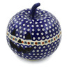 Polish Pottery Jack O Lantern Candle Holder 9&quot; Mosquito