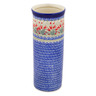 Polish Pottery Jar 95 oz Crimson Bells