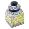 Polish Pottery Jar with Lid 0"