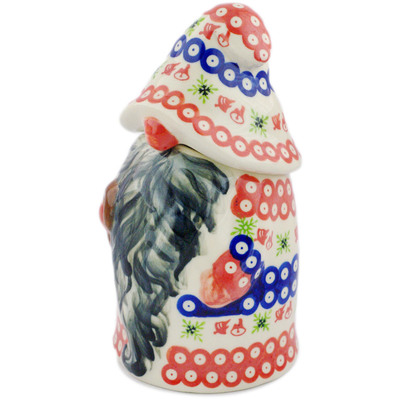 Polish Pottery Jar with Lid 0"