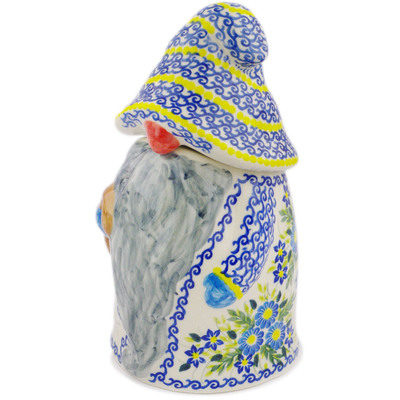 Polish Pottery Jar with Lid 0"