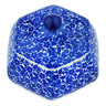 Polish Pottery Jar with Lid 4" Blue Bounty