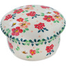 Polish Pottery Jar with Lid 4&quot; Pink Divinity UNIKAT