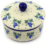 Polish Pottery Jar with Lid 5" Grape Vines