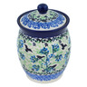 Polish Pottery Jar with Lid 5&quot; UNIKAT