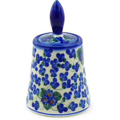 Polish Pottery Jar with Lid 6"