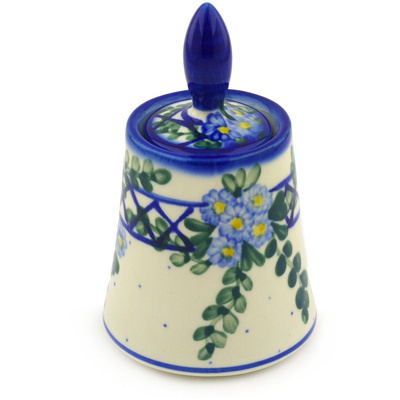 Polish Pottery Jar with Lid 6&quot;