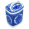 faience Jar with Lid 7&quot; Classic Cobalt