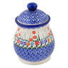 Polish Pottery Jar with Lid 8" Blissful Daisy