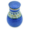 Polish Pottery Jar with Lid 8&quot; Crazy Daisy