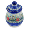 Polish Pottery Jar with Lid 8&quot; Fresh Happiness UNIKAT