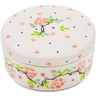 Polish Pottery Jewelry Box 4&quot; Spring Branch UNIKAT