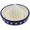 Polish Pottery Juice Reamer 4&quot; Flowering Peacock
